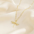 Luna Dragonfly Necklace