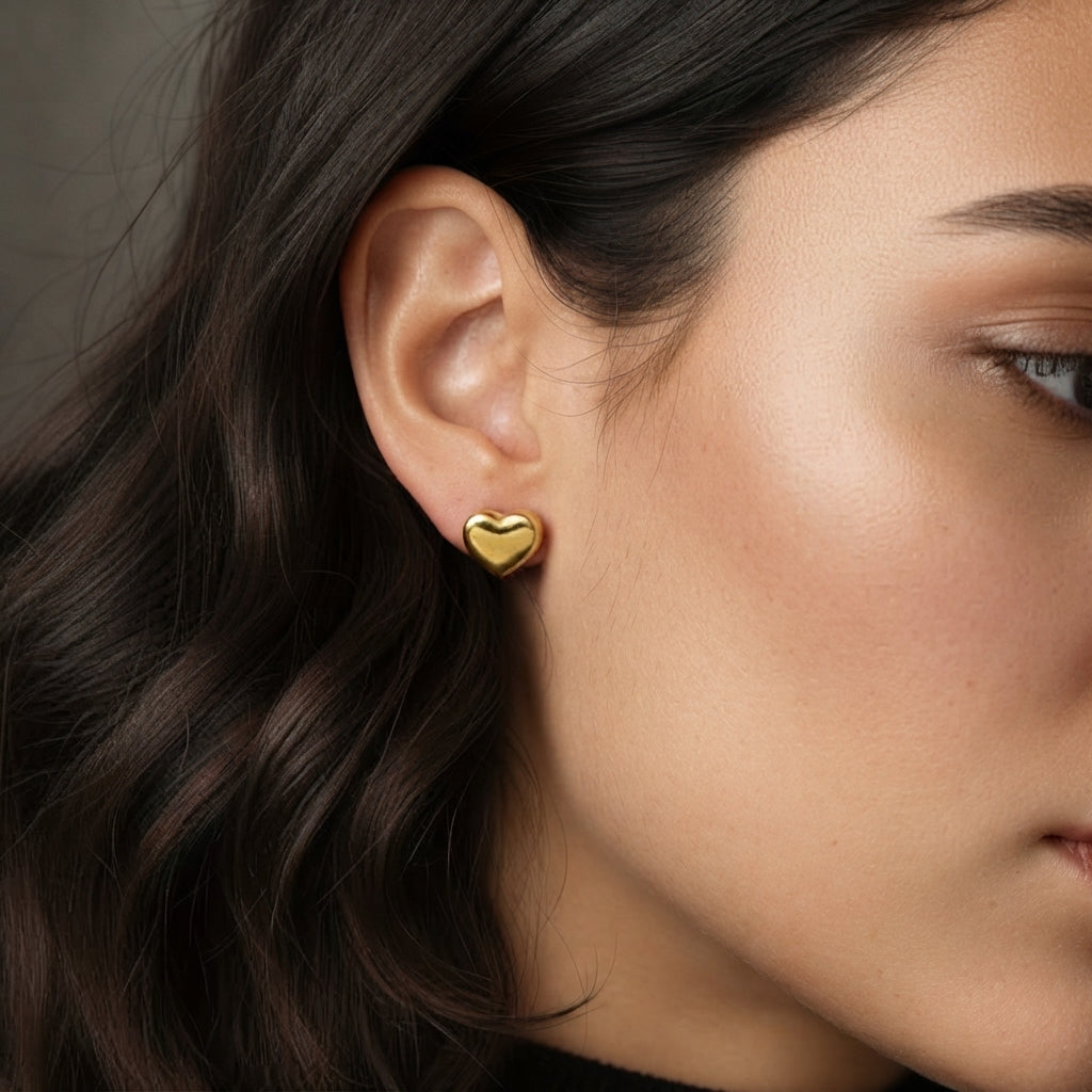 Elia Heart Studs