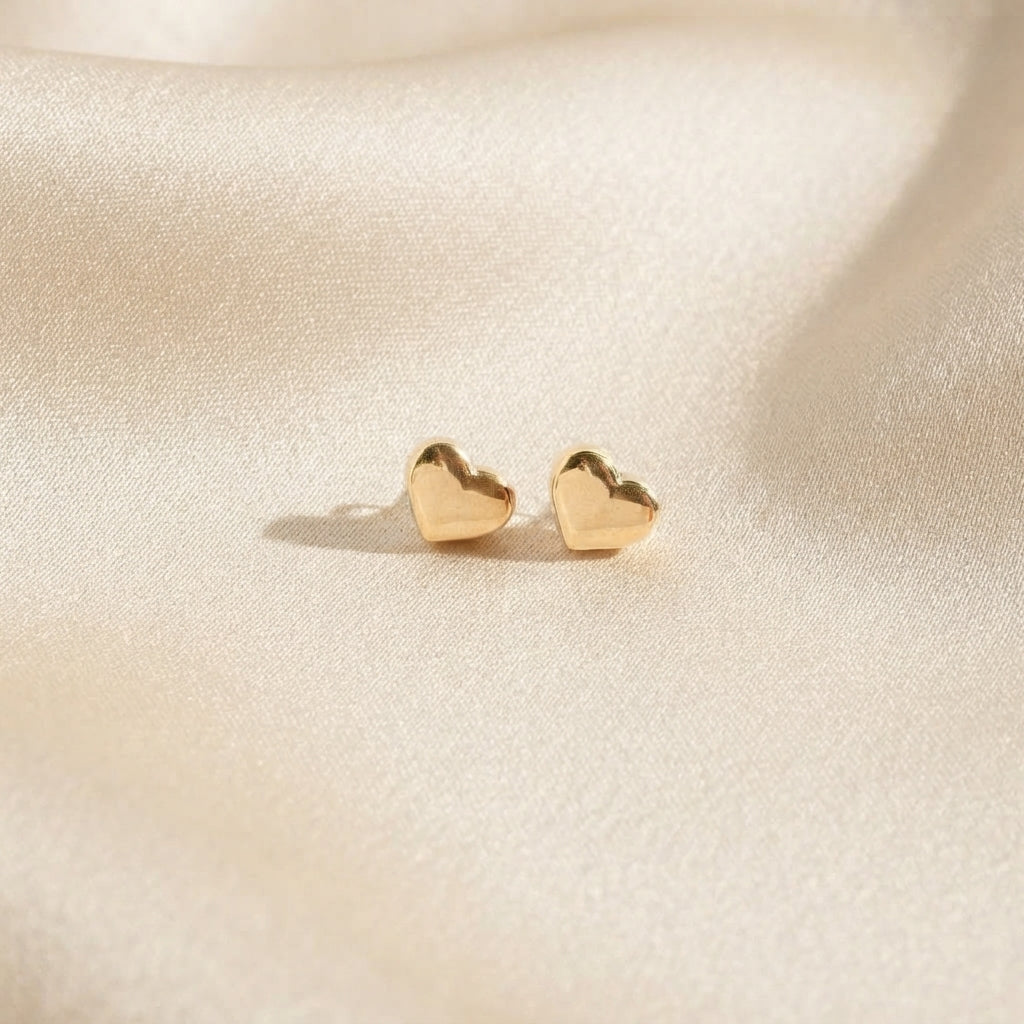 Elia Heart Studs