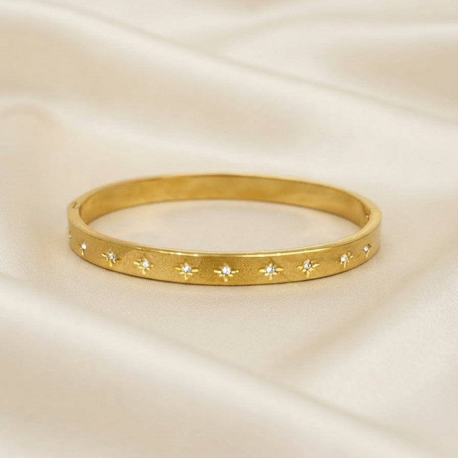 Starlit Gold Bangle
