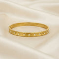 Starlit Gold Bangle