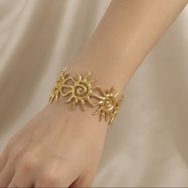 Solara Sunburst Adjustable Cuff
