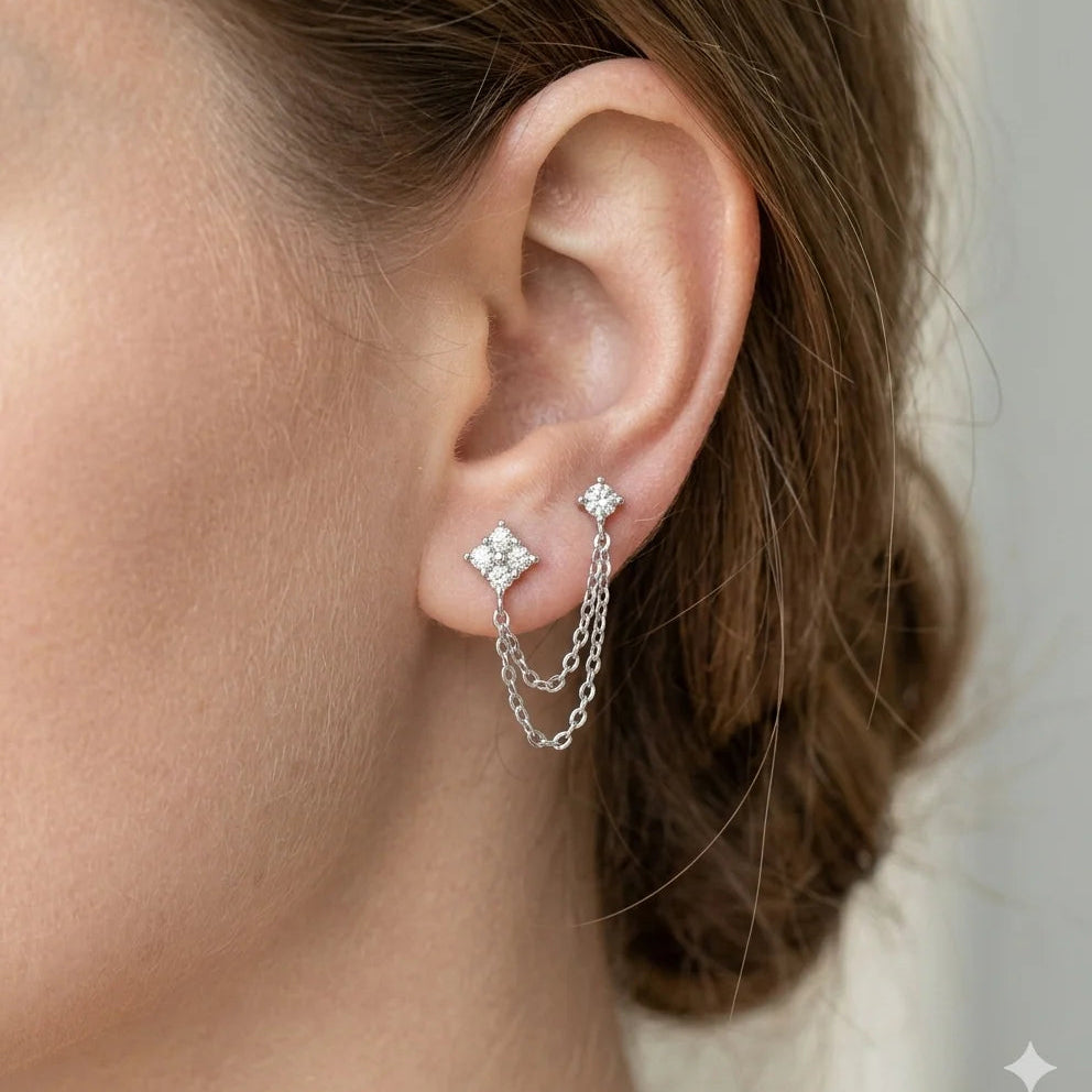 Moonlace Drop Earrings
