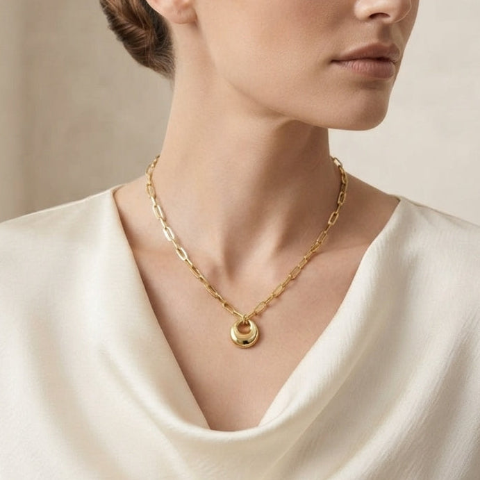 [SINGLE PIECE] Halo Pendant Necklace