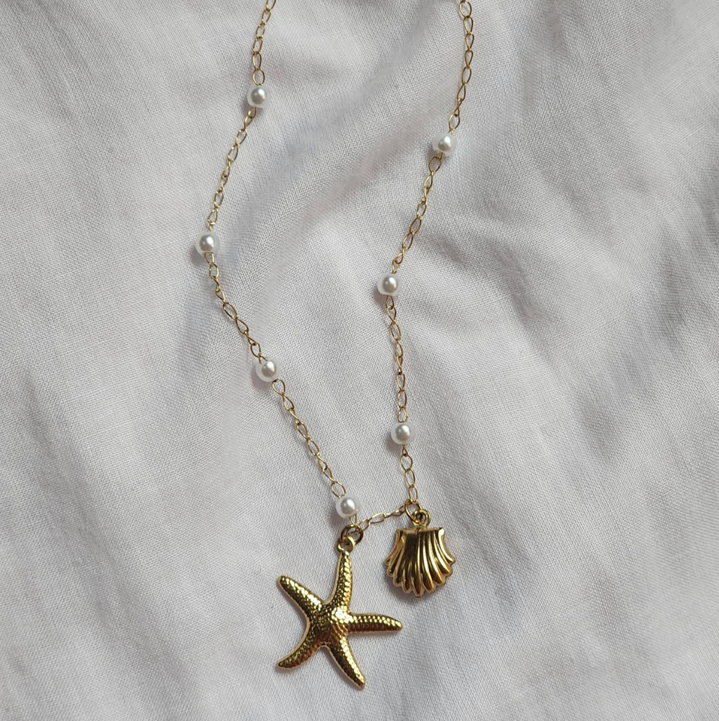 Marina Pearl Shell Necklace