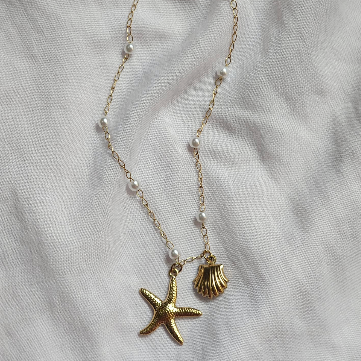Marina Pearl Shell Necklace
