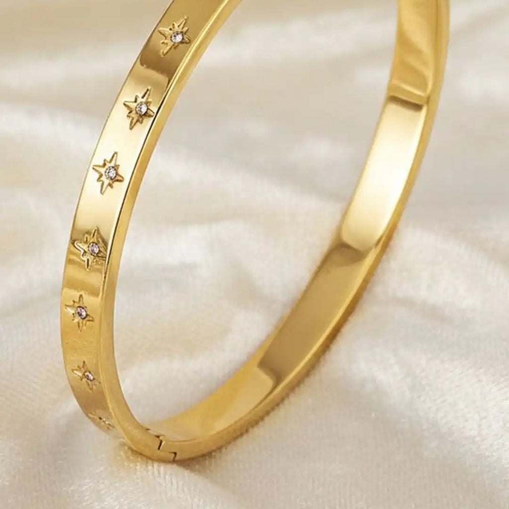 Starlit Gold Bangle