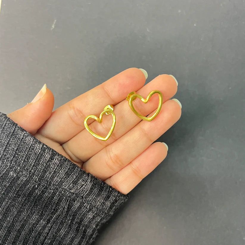 Lumi Heart Studs