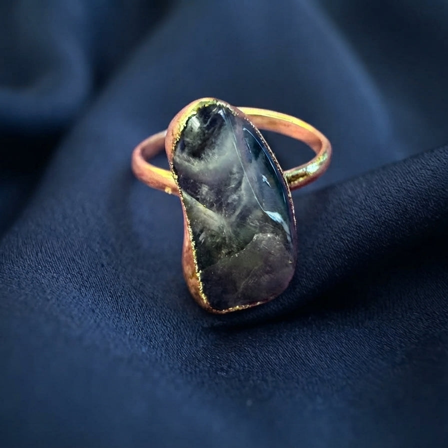 Amethyst Raw Stone Ring