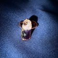 Raw Amethyst Bar Ring