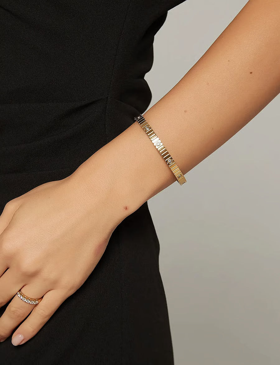 Zoe Crystal Bangle