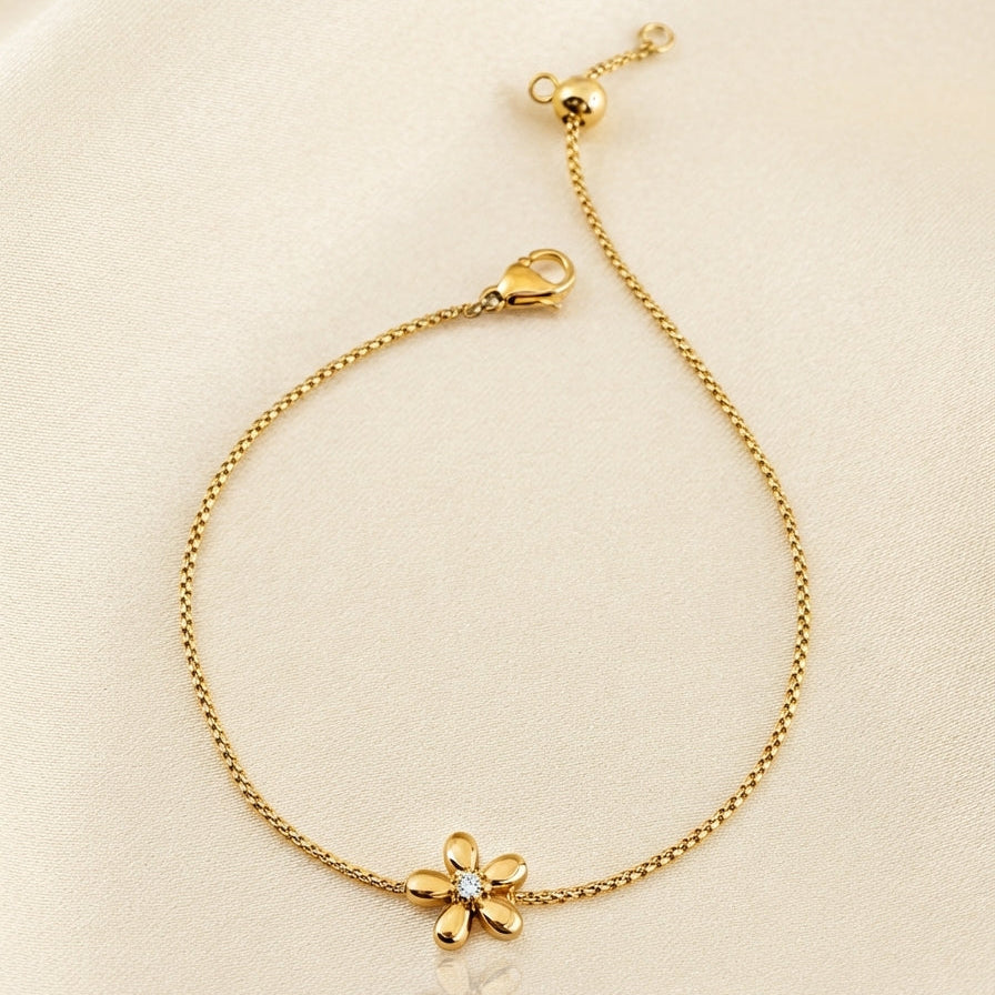 Daisy Drop Bracelet