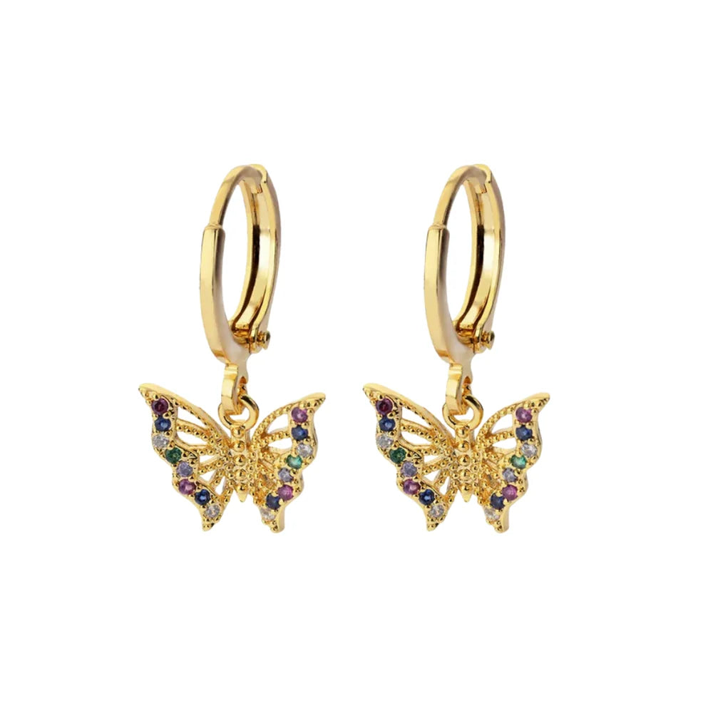 [SINGLE PIECE] Garden Butterfly Hoops